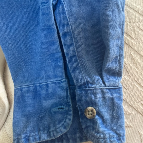 Handsome, versatile Stanley Blacker Denim button up shirt with a pen pocket! S-L - Picture 6 of 8